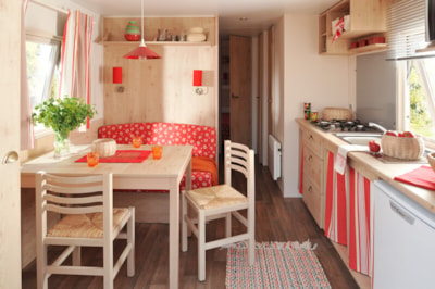 Roulotte 20m² (2 bedrooms) + TV + Terrace + BBQ — 2