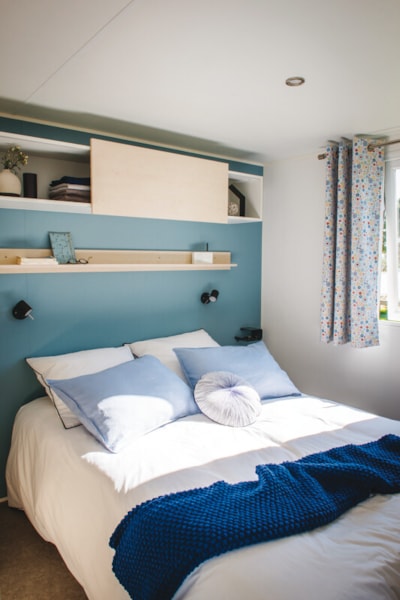 Mobil-home Confort 30m² (3 bedrooms) + TV + Terrace + BBQ — 3