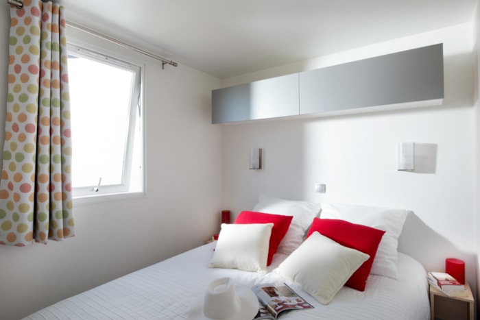 Mobil-Home Face Confort 25M² (2 Chambres) + Tv + Terrasse Intégrée - Arrivée Dimanche