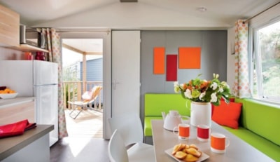 Mobile home Côté Confort 25m² (2 bedrooms) + TV + Terrace + BBQ - Arrival Saturday — 5