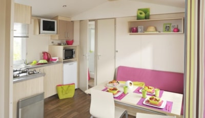 Mobile home Côté Confort 25m² (2 bedrooms) + TV + Terrace + BBQ - Arrived Sunday — 3