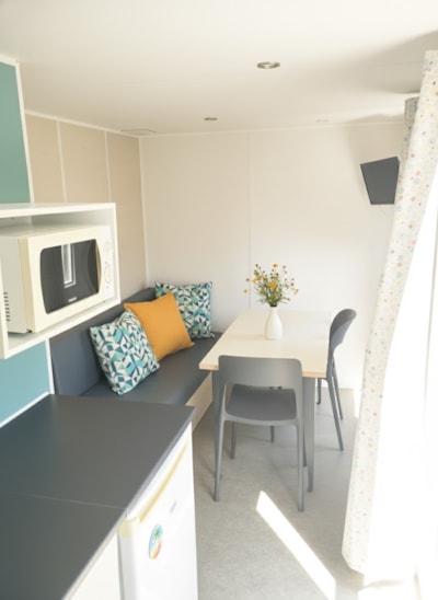 Mobil-home Standard 18m² (1 bedroom) + TV + Terrace + BBQ — 3