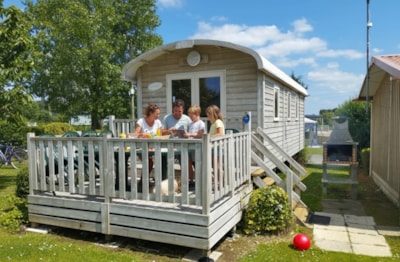 Roulotte 20m² (2 bedrooms) + TV + Terrace + BBQ — 1