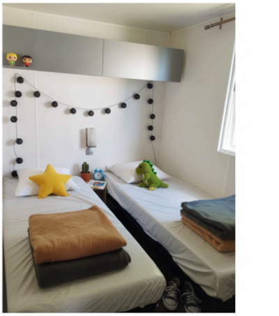 Mobil-home Face Confort 25m² (2 bedrooms) + TV + Terrace + BBQ - Arrival Saturday — 6