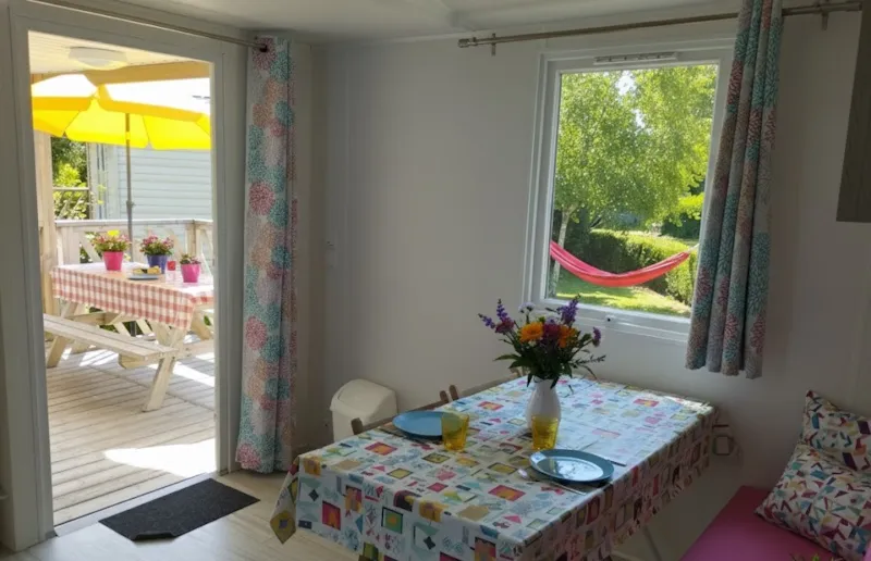 Mobil-Home Côté Confort 25M² (2 Chambres) + Tv + Terrasse Intégrée - Arrivée Samedi