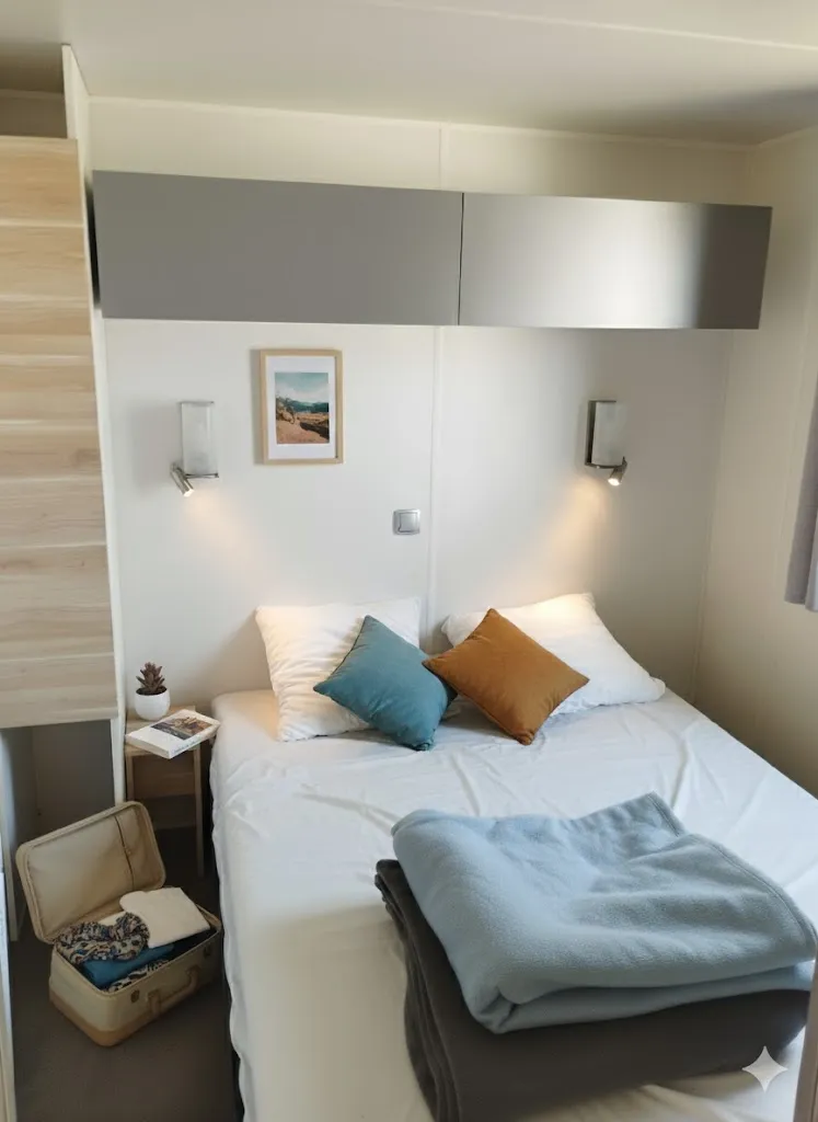 Mobil-Home Côté Confort 25M² (2 Chambres) + Tv + Terrasse Intégrée - Arrivée Samedi