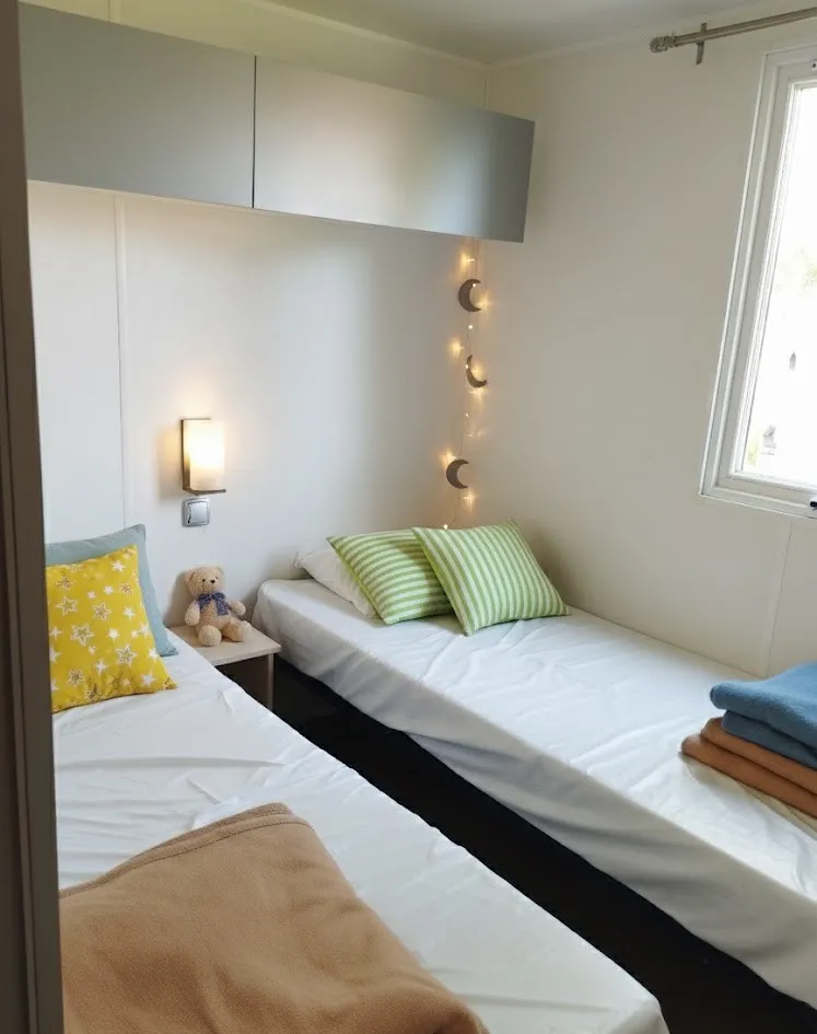 Mobil-Home Côté Confort 25M² (2 Chambres) + Tv + Terrasse Intégrée - Arrivée Samedi
