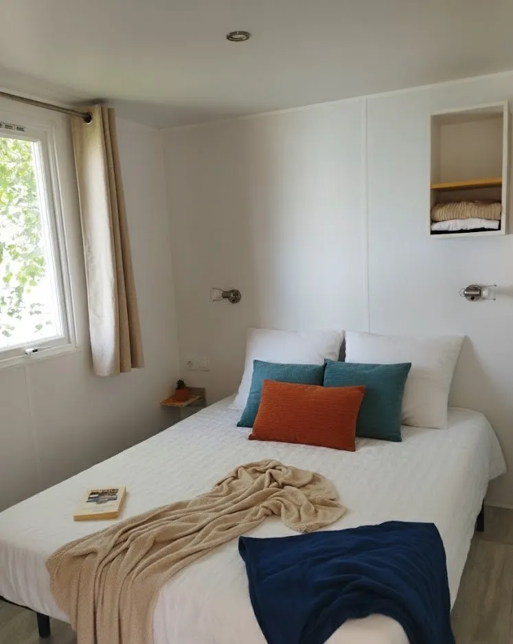 Mobil-Home Côté Confort 25M² (2 Chambres) + Tv + Terrasse Intégrée - Arrivée Dimanche