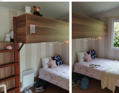 Mobile-home Confort 32m² (2 bedrooms) + terrac + BBQ - adapted to the people with reduced mobility — 3