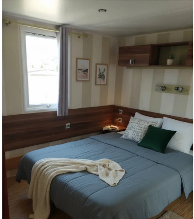 Mobil-Home Pmr Confort 32M² (2 Chambres) + Terrasse + Bbq