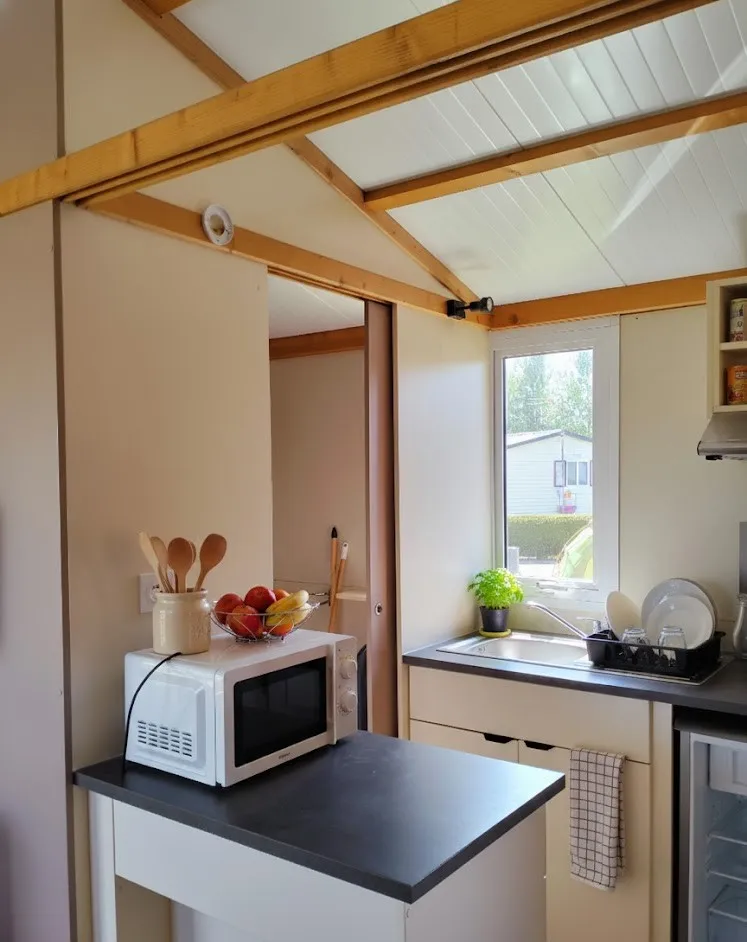 Chalet Morea Standard 25M² (2 Chambres) + Tv + Terrasse Couverte