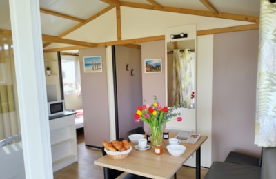 Chalet Morea Standard 25m² (2 bedrooms) + TV + Covered Terrace +BBQ — 4