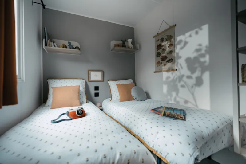 Mobil-Home Confort 33M² (3 Chambres) + Tv + Terrasse + Bbq