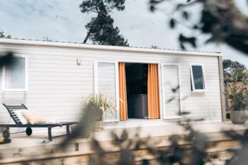 Mietunterkunft - Mobilheim Confort 33M² (3 Zimmer) + Tv + Terrasse + Bbq - Flower Camping Vitamin