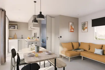 Nuovo 2026 Casa Mobile Premium 32 M² (2 Camere Da Letto) Terrazza + Barbecue