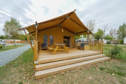Location - Nature - Tente Lodge Nature - Camping les Seulières
