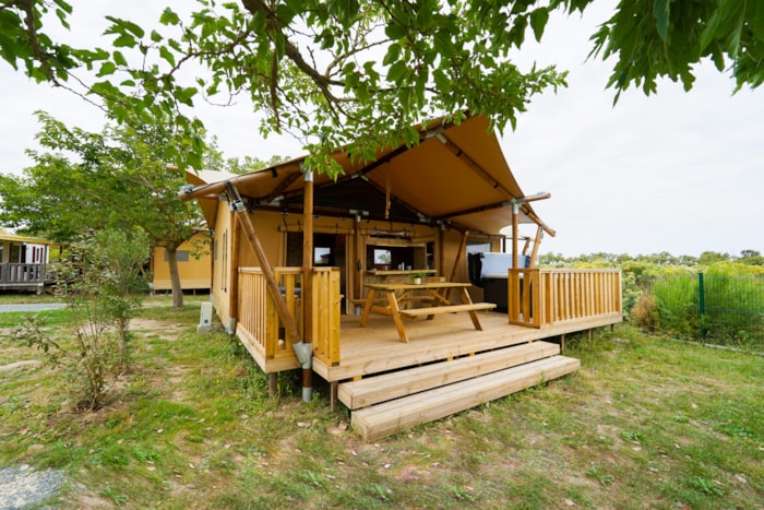 L'aigrette - Tente Lodge Spa Jacuzzi 2 Chambres