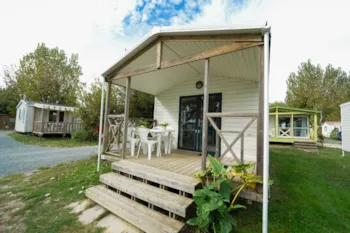 Mietunterkunft - Mini Mobilhome Tv - 23M² - 2 Bedrooms - Clico Chic - Camping les Seulières