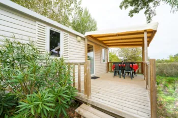 Mietunterkunft - Mobilhome Tv - 28M² - 2 Bedrooms - Clico Chic - Camping les Seulières
