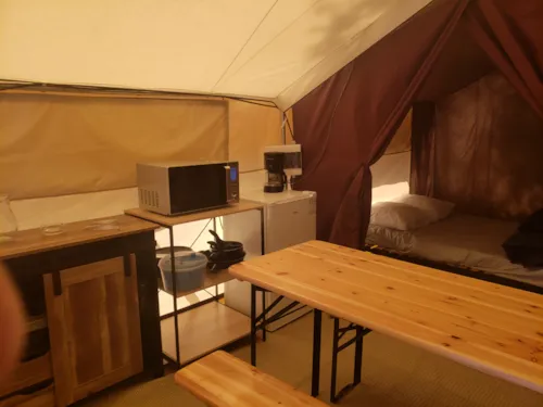 Accommodation - 4 Person Lodge Tent Without Sanitary Facilities - image n°4 - Camping Le Moulin d'Onclaire
