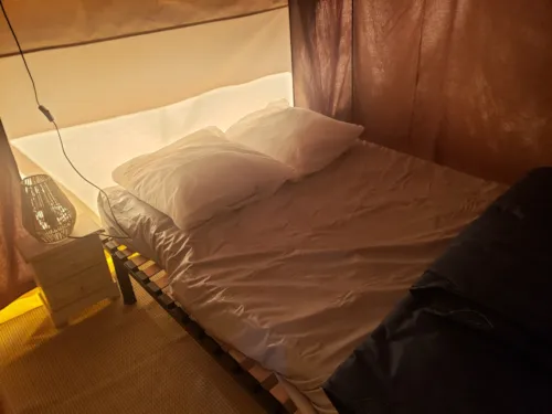 Accommodation - 4 Person Lodge Tent Without Sanitary Facilities - image n°5 - Camping Le Moulin d'Onclaire