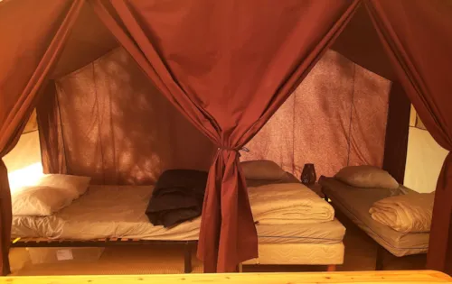 Accommodation - 4 Person Lodge Tent Without Sanitary Facilities - image n°6 - Camping Le Moulin d'Onclaire