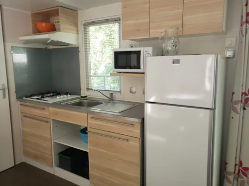 Accommodation - Mobilhome Ohara 6 Pers 3 Bedrooms - image n°5 - Camping Le Moulin d'Onclaire