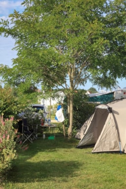 Kampeerplaats(en) - Standplaats ** 80M² - Camping Paradis L'Arada Parc