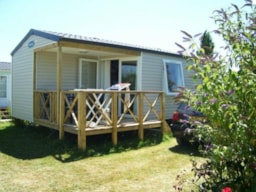 Accommodation - Mobil-Home Le Plein Air 2 Bedrooms + Sheltered Terrace + Tv + Wifi - Camping Paradis L'Arada Parc