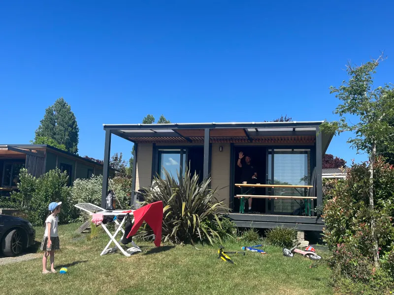 Chalet Evasion 3 Chambres + Tv + Terrasse Couverte +Lave-Vaisselle-1 Connexion Wifi