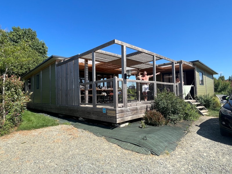 Ecolodge tribu 4 slaapkamers + TV + overdekt terras + Vaatwasmachine + wifi