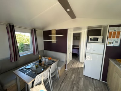 Mobil-home EQUILIBRE 2 bedrooms + sheltered terrace