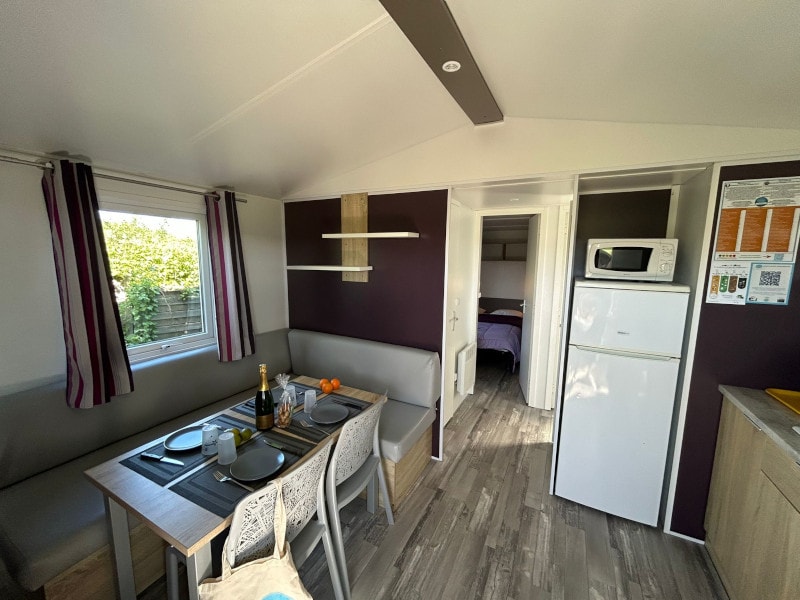 Mobilheim EQUILIBRE 2 Zimmer + überdachte Terrasse