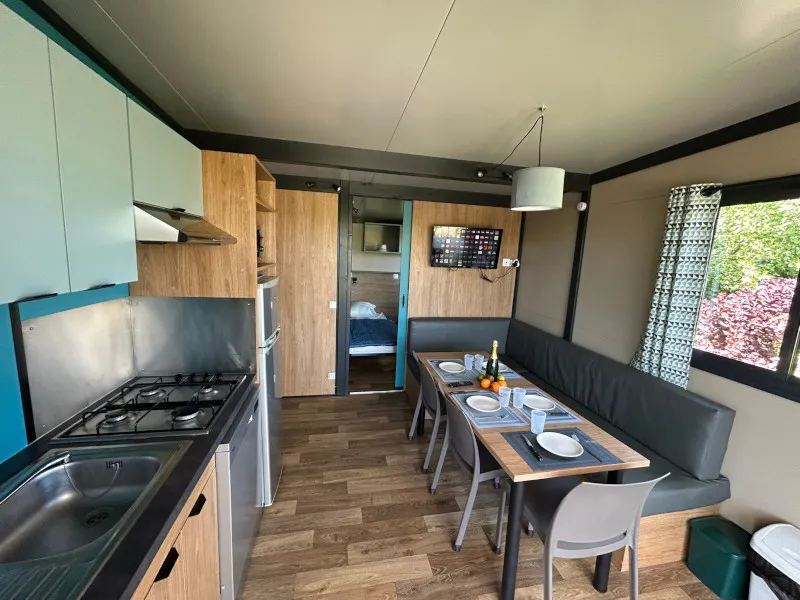 Chalet Evasion 3 Chambres + Tv + Terrasse Couverte +Lave-Vaisselle-1 Connexion Wifi