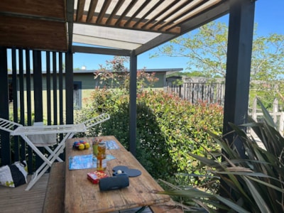 Chalet EVASION 3 bedrooms + TV + sheltered terrace + Dishwasher -1 wifi