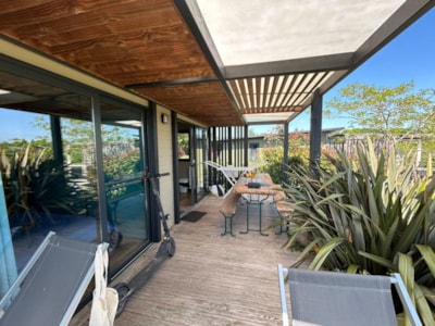 Chalet EVASION 3 bedrooms + TV + sheltered terrace + Dishwasher -1 wifi