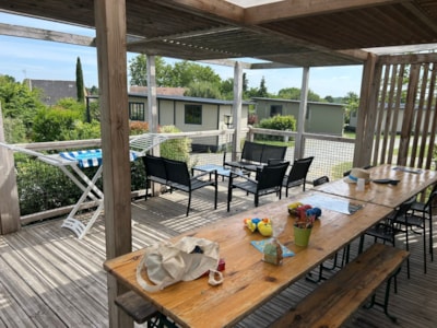 Chalet tribu 4 bedrooms + TV + sheltered terrace + Dishwasher + wifi