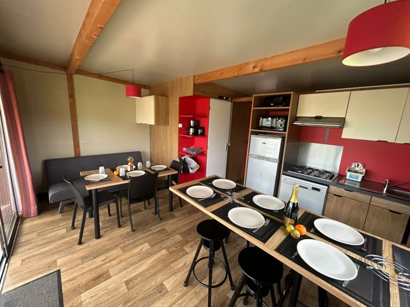 Chalet Tribu 4 Chambres + Tv + Terrasse Couverte + Lave-Vaisselle + 1 Connexion Wifi