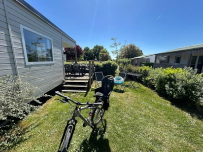 Mobil-home EQUILIBRE 3 bedrooms + TV + sheltered terrace + Dishwasher + wifi