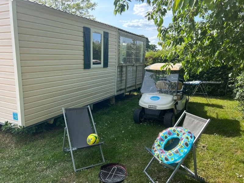 Mobil-Home Nature -2 Chambres Sans Sanitaires, 1 Connexion Wifi