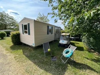 Location - Mobil-Home Nature -2 Chambres Sans Sanitaires, 1 Connexion Wifi - Camping Paradis L'Arada Parc