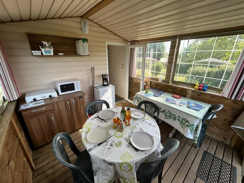 Mobil-Home Nature -2 Chambres Sans Sanitaires, 1 Connexion Wifi