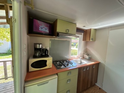 Mobil-home EQUILIBRE  1 bedroom + TV + sheltered terrace + wifi