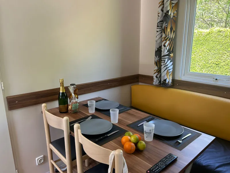 Mobil-Home Equilibre 1 Chambre + Tv + Terrasse Couverte + 1Connexion Wifi