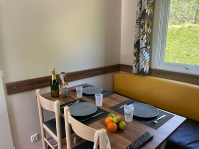 Mobil-home EQUILIBRE  1 bedroom + TV + sheltered terrace + wifi