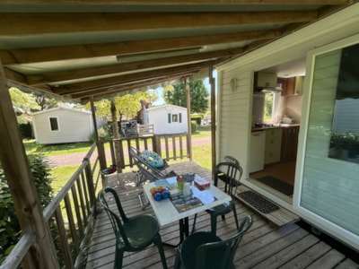Mobil-home EQUILIBRE  1 bedroom + TV + sheltered terrace + wifi
