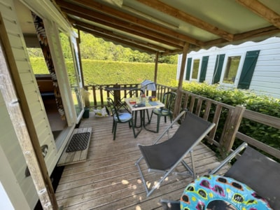 Mobil-home EQUILIBRE  1 bedroom + TV + sheltered terrace + wifi
