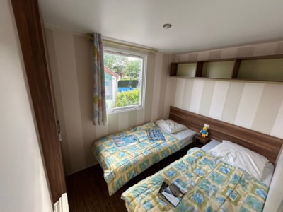 Mobil-home EQUILIBRE 2 bedrooms + sheltered terrace + TV + wifi