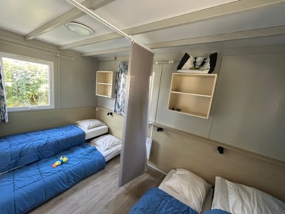 Chalet Essentiel 2 bedrooms modular + sheltered terrace + wifi