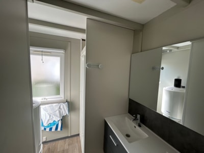 Chalet Essentiel 2 bedrooms modular + sheltered terrace + wifi